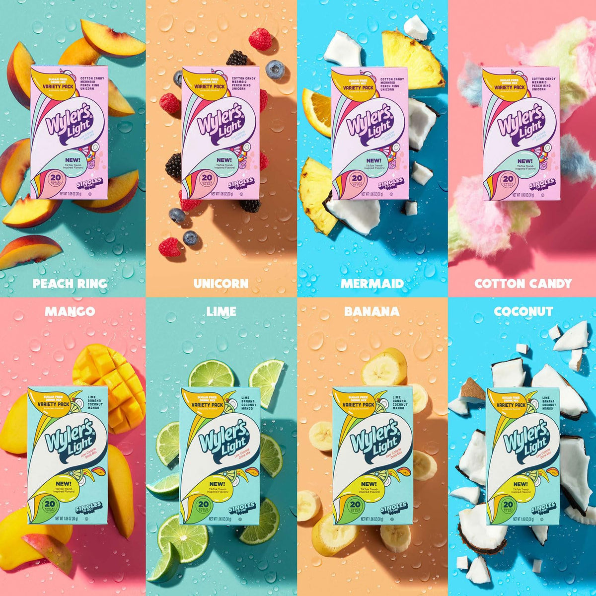 sugar-free, caffeine-free formula with only 5 calories per serving