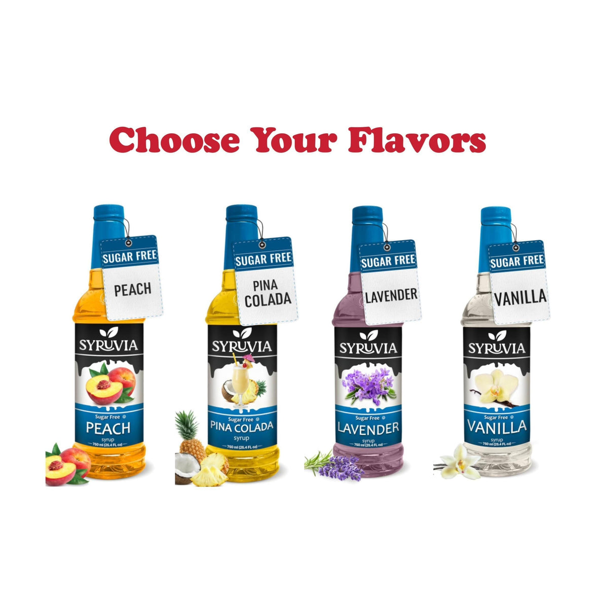 sugar-free formula sweetened with sucralose and acesulfame potassium for zero glycemic impact