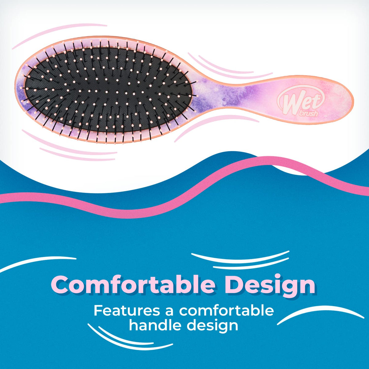 suitable for both wet and dry hair without pulling