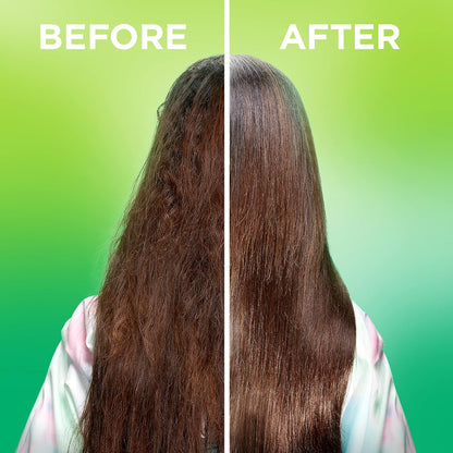 suitable for dry hair; fresh scent; bottle packaging
