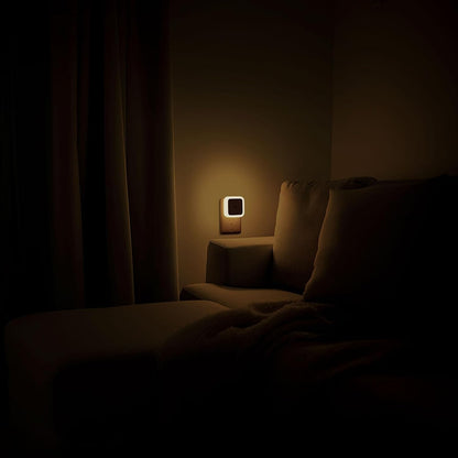 Sujeet Dusk to Dawn LED Night Light – Child Safe Warm White Nursery Light, 4-Pack for Bedroom and Playroom