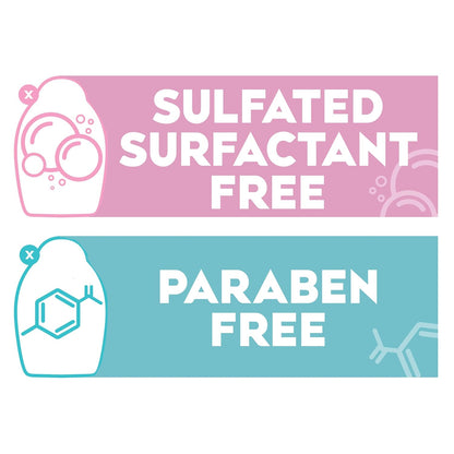 sulfate-free surfactant system and paraben-free formulation