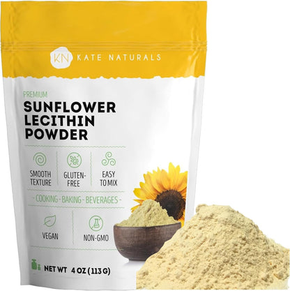 sunflower-based lecithin (not soy-derived)