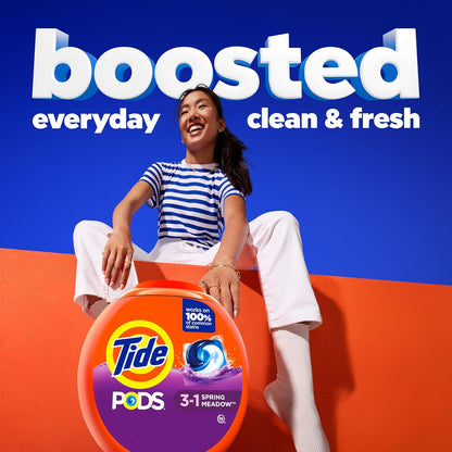 super concentrated formula with 3x cleaning ingredients per dose vs. leading bargain liquid
