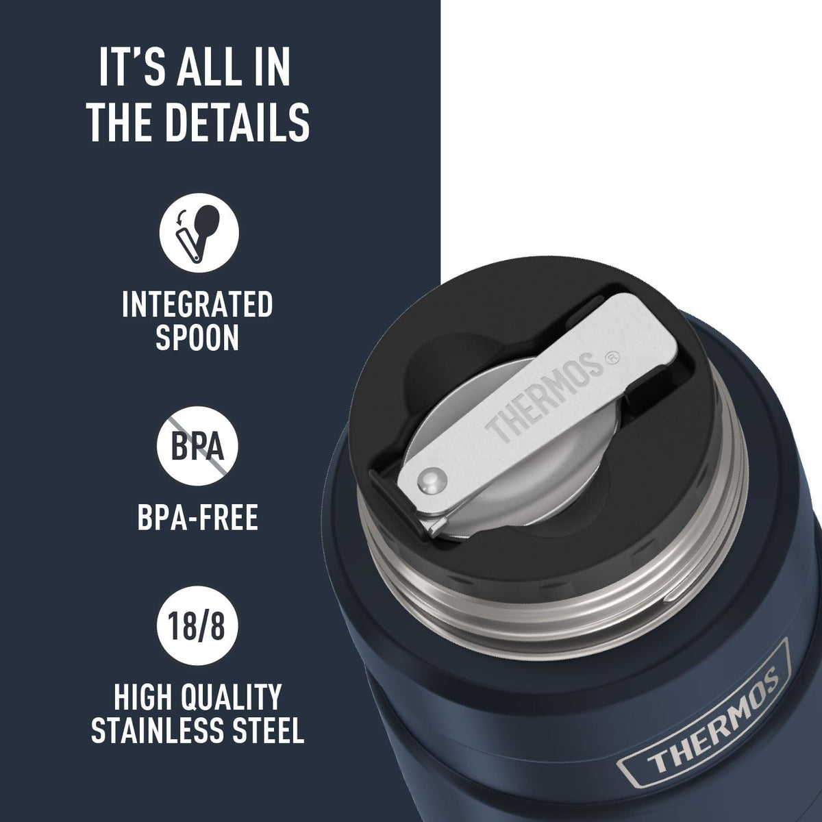 sweat-proof exterior that stays cool to the touch with hot contents