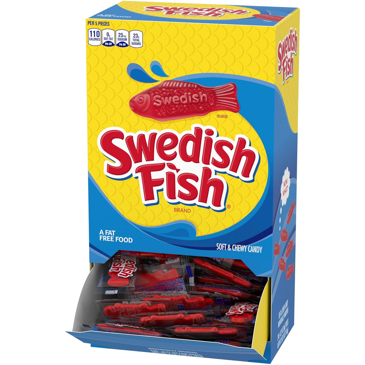 SWEDISH FISH Soft & Chewy Bulk Candy – Patio Party Handouts and Backyard Birthday Favor Bags, 240 Count