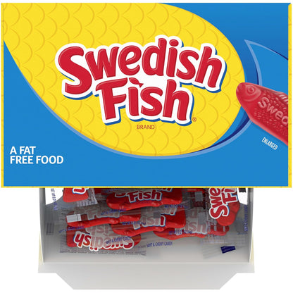 SWEDISH FISH Soft & Chewy Bulk Candy – Patio Party Handouts and Backyard Birthday Favor Bags, 240 Count