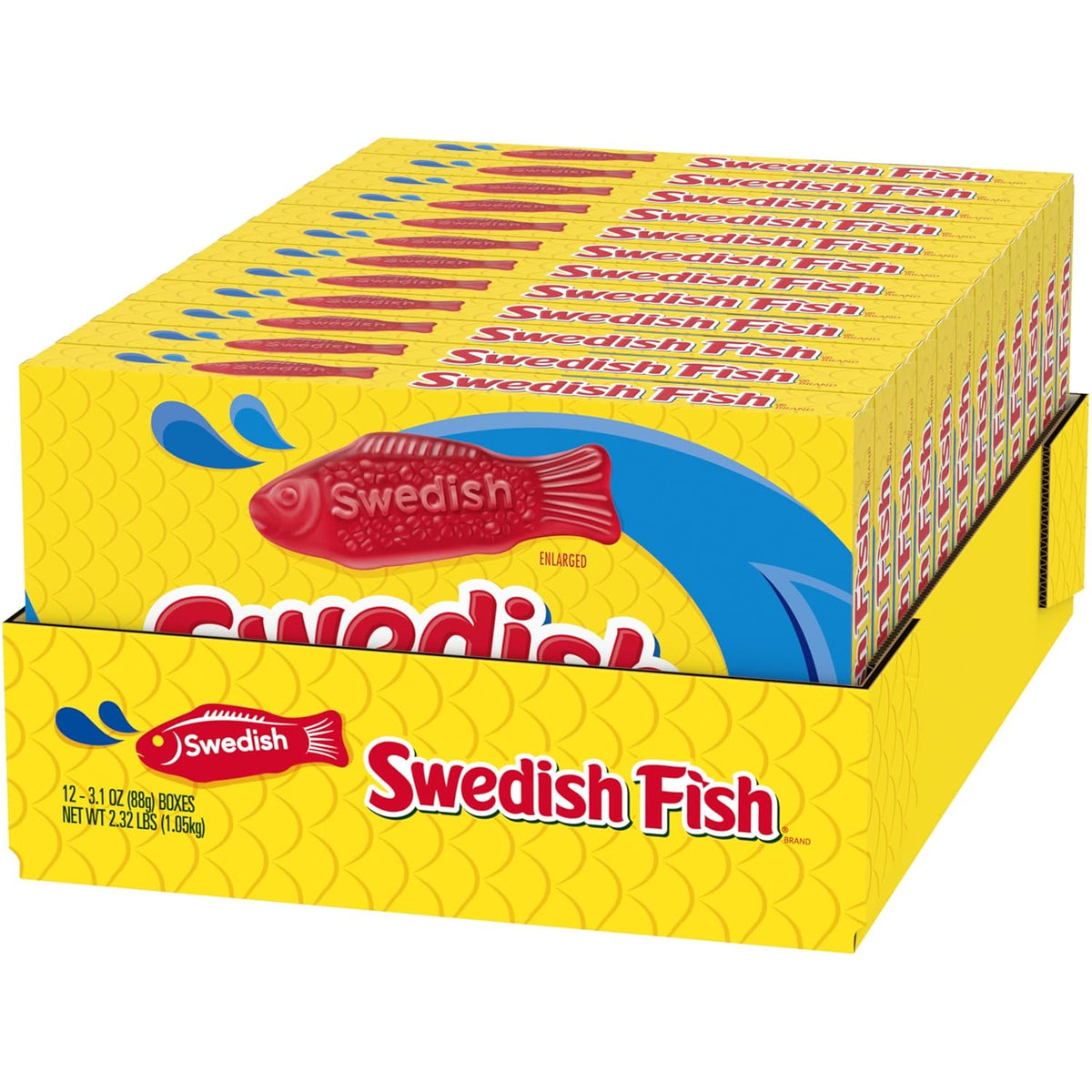SWEDISH FISH Soft & Chewy Candy Get Well Soon Gift for Mom, 12 Pack 3.1 oz Boxes