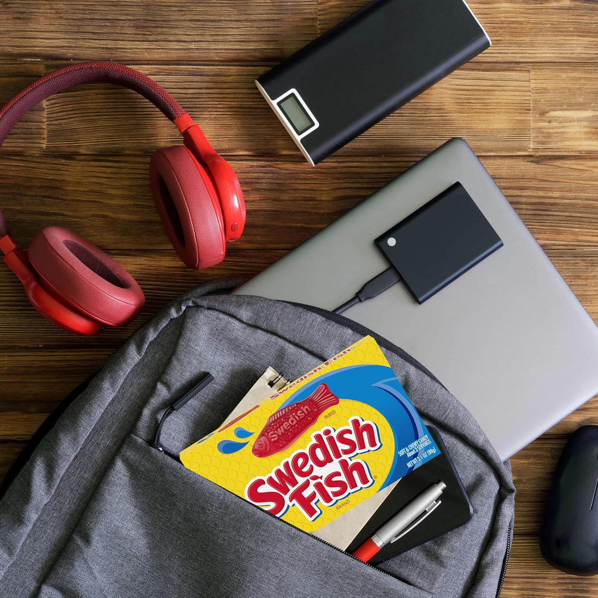 SWEDISH FISH Soft & Chewy Candy Get Well Soon Gift for Mom, 12 Pack 3.1 oz Boxes