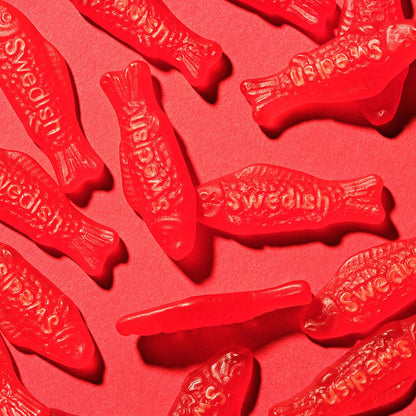 Swedish Fish Soft & Chewy Gummy Candy, Bulk Candy 5 lb for Conference Room Welcome Bowls and Client Meeting Candy Dishes