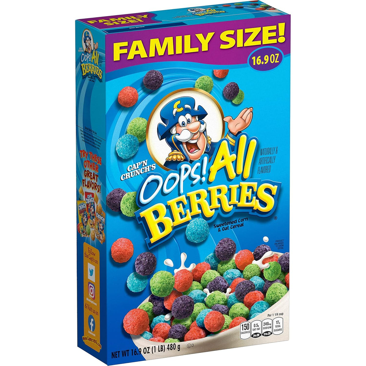 sweet, golden corn-based crunchy puff formula in the original variety