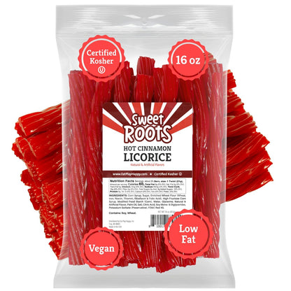 Sweet Roots Blue Raspberry Licorice Twists – 1 Lb Bag of Soft Chewy Candy for Picnic Baskets, Camping Trips, and Road Trips
