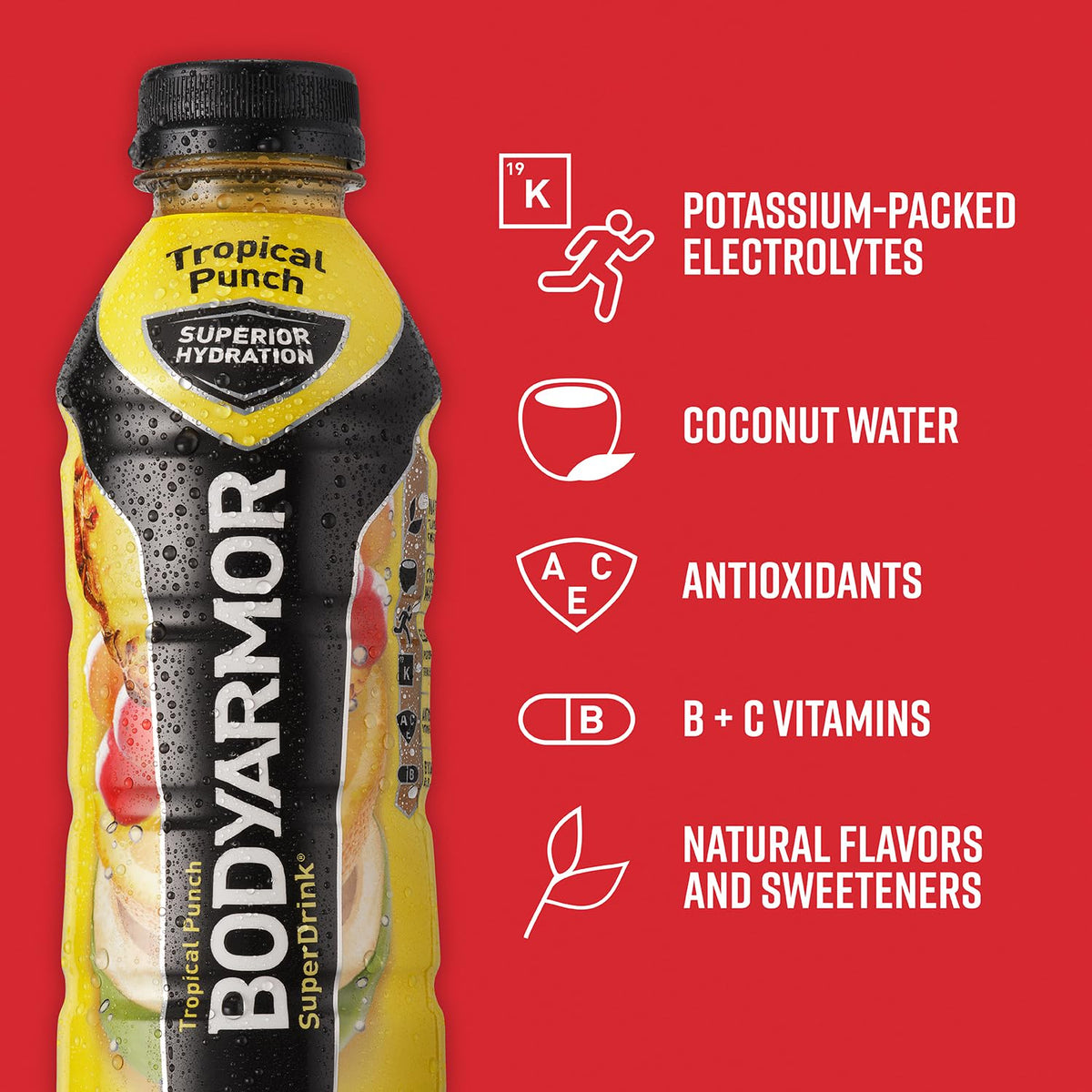 sweetened with cane sugar and natural steviol glycosides (no artificial sweeteners)