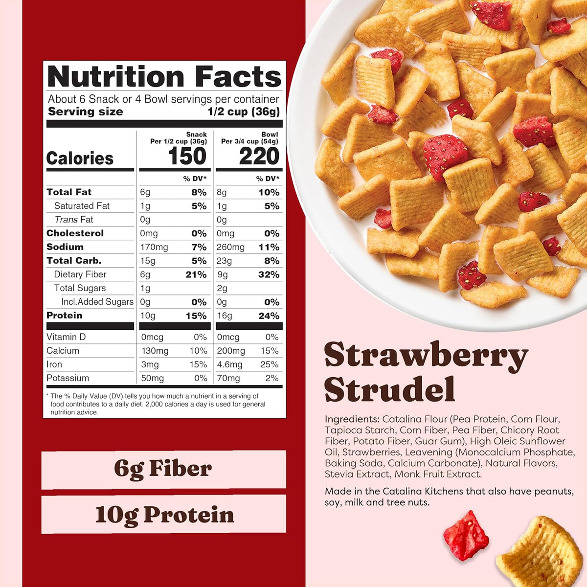 sweetened with stevia extract and monk fruit extract instead of added sugar