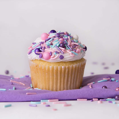 Sweets Indeed Sprinklefetti Edible Sprinkle Mix in Reusable Jar – Sweet Stocking Stuffer and Hostess Gift for Birthday and Holiday Baking