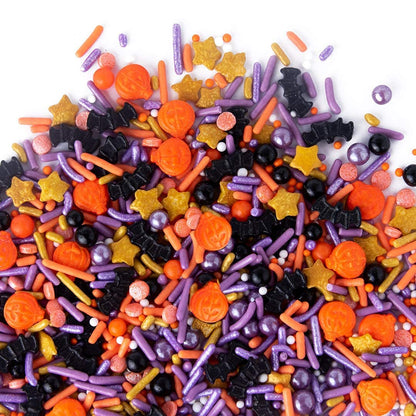 Sweets Indeed Sprinklefetti Toil & Trouble Halloween Sprinkles – Allergy-Friendly Cupcake Toppings for Kids' Classroom Parties