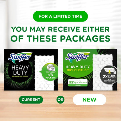 Swiffer Sweeper Disposable Dry Pads for Neutral Toned Apartment and Condo, Minimal Floor Routine, 20 Count