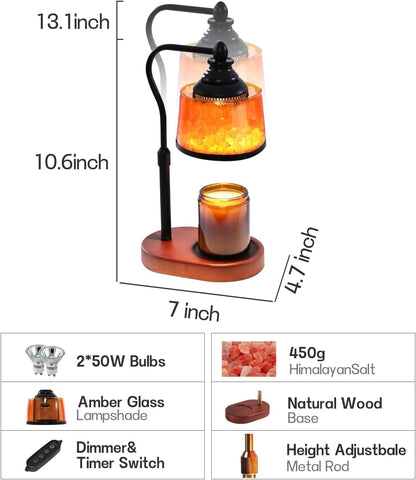 tabletop form factor (7"l x 4.7"w x 10.8"h, 2.2 lbs) with three finish options: black metal, gold, and black