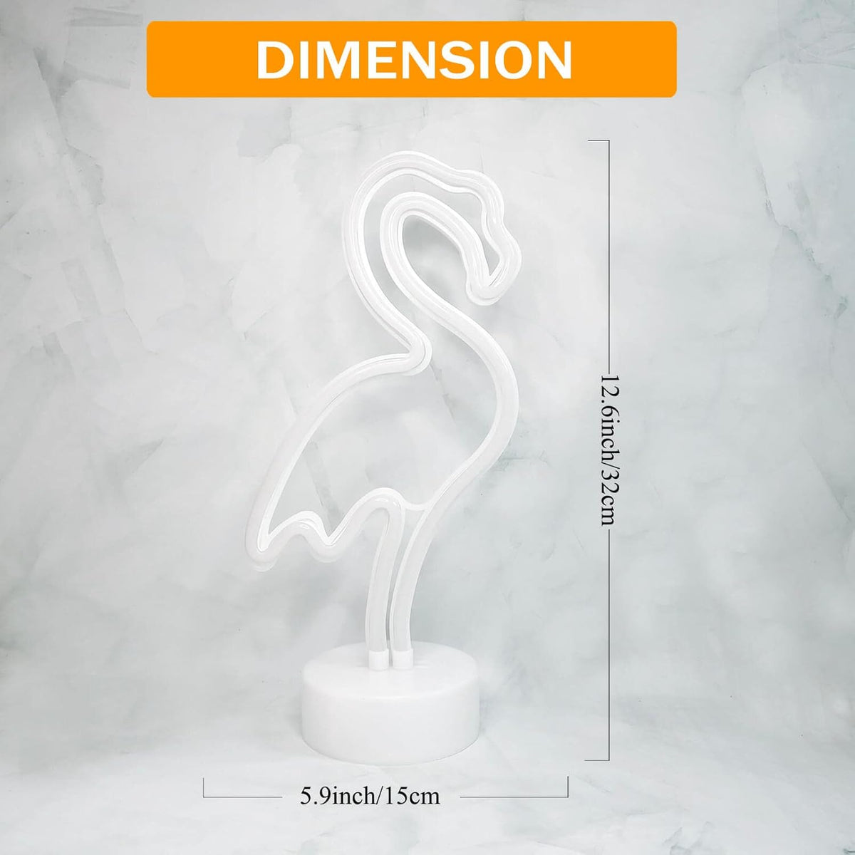 tabletop mounting with included pedestal, 12.6" l x 5.9" w footprint