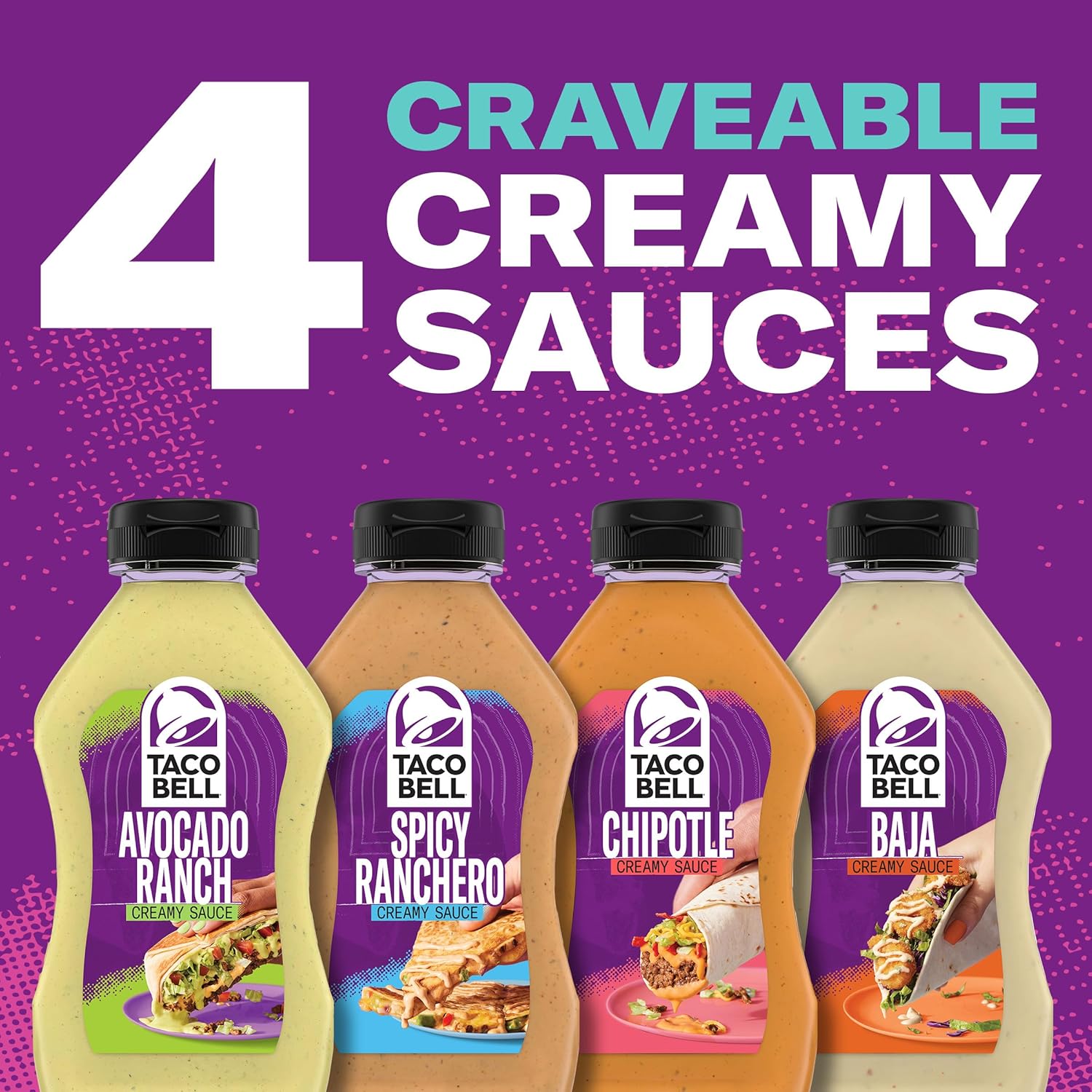 Taco Bell Creamy Chipotle Sauce – Backyard BBQ Drizzle for Grilled Meats, Veggies, and Cookout Platters