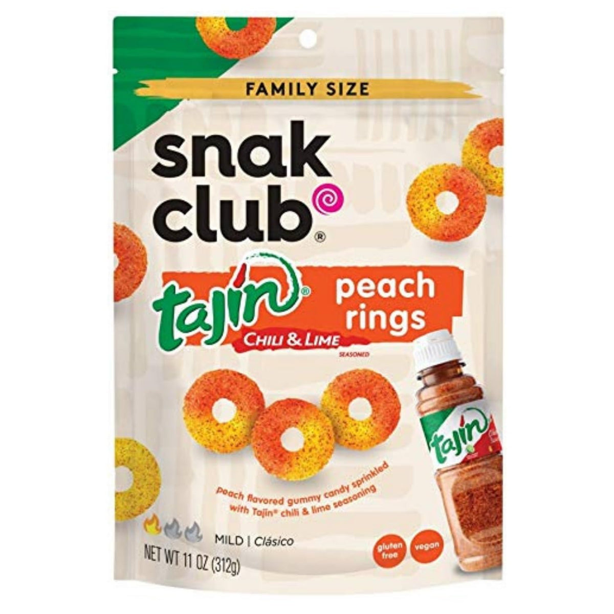 tajín clásico chili-lime seasoning topping (chili peppers, sea salt, lime)