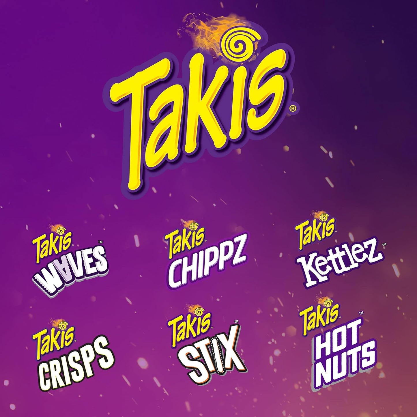 Takis Mini Bite Size Variety Pack – Tailgate and Game-Day Snack Bowl, 25 Individually Wrapped Pouches