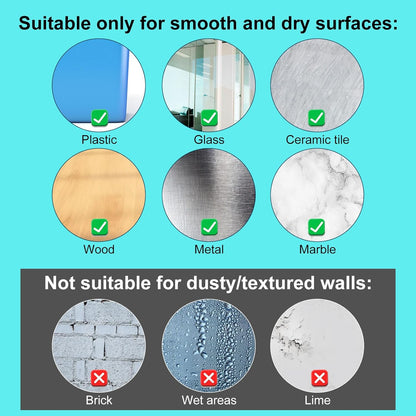 TALA Decor Adhesive Picture Hooks – Wall-Safe Frame Mounting for Homes with Kids and Pets, Drill-Free Heavy Duty Clear Hangers