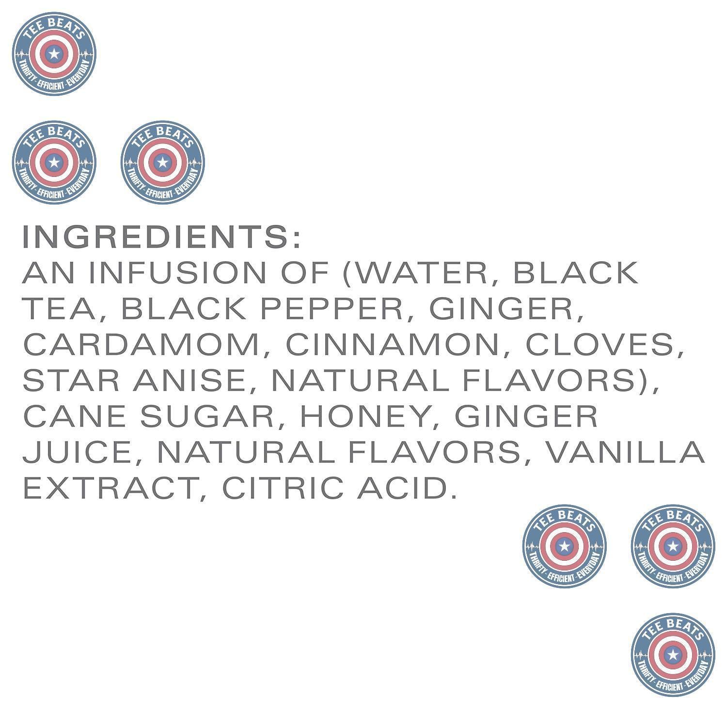 TAZO Chai Latte Concentrate – Clean Ingredient Daily Wellness Ritual for Mindful Home Sippers, 32 oz