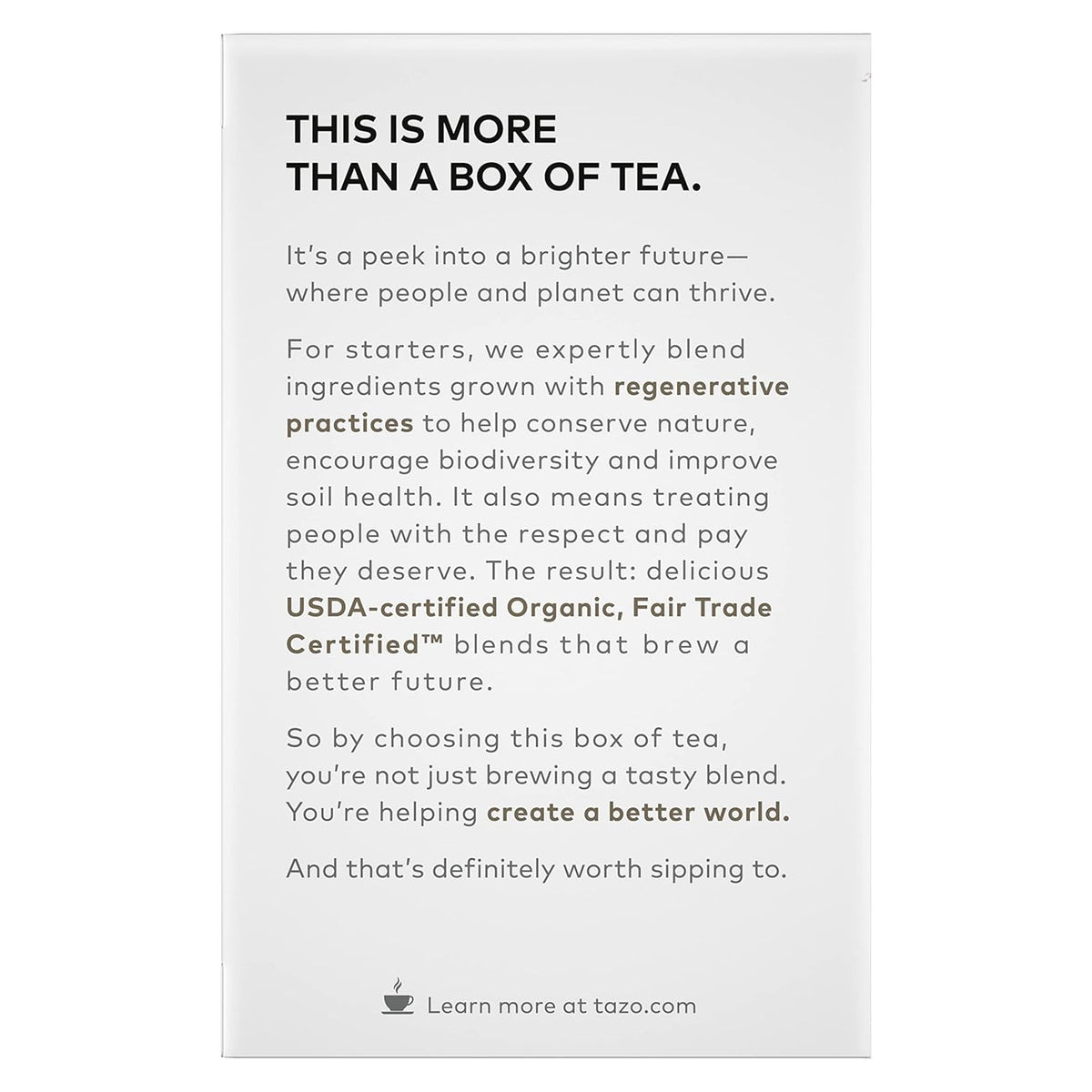 Tazo Organic Awake English Breakfast Black Tea – Simple English Breakfast Blend for Clutter-Free Pantries