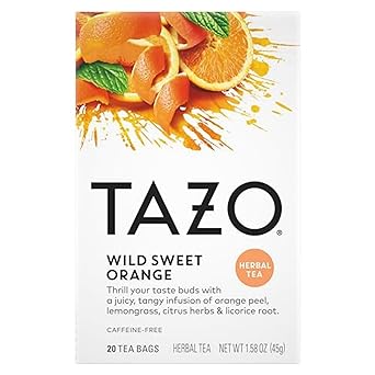 TAZO Passion Herbal Tea – Thoughtful Hostess Gift Box with 20 Count Single-Serve Packs