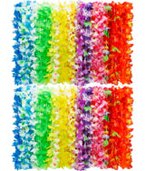 Hawaiian Leis Gift Set – Colorful Tropical Party Favors for Her, Luau-Themed Birthday & Summer Holiday Gifts