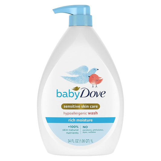 tear-free, hypoallergenic formula gentle enough for a newborn's first bath