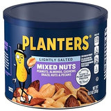 PLANTERS Mixed Nuts – Thoughtful Gourmet Gift Basket Addition for Birthdays and Holidays, 10.3 oz Resealable Canister