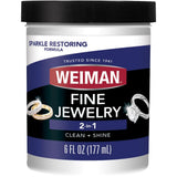 Weiman Fine Jewelry Cleaner Liquid – Premium 6 oz Kit for Gold, Platinum & Diamond Restoration