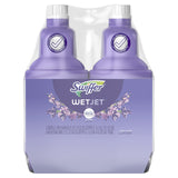 Swiffer WetJet No-Rinse Floor Cleaner with Febreze – Pet and Kid Safe Lavender Refill, 1.25L Pack of 2