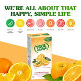 TRUE ORANGE Water Enhancer – Sugar-Free Flavoring Packets for Focused Office and Home Workspaces