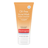 Neutrogena Oil-Free Acne Face Wash Cream Cleanser with 2% Salicylic Acid – Mindful Nightly Skincare Ritual for Clearer, Healthier Skin