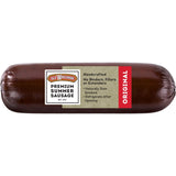Old Wisconsin Summer Sausage – Craft Charcuterie Board Feature, Hardwood Smoked Sausage for Premium Entertaining