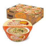 Nongshim Ramen Noodles, Gourmet Instant Ramen Bowl for Home Office Lunch, Microwavable Hot & Spicy Korean Noodles