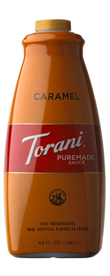 Torani White Chocolate Sauce 64 oz – Gluten-Free Drizzle for Allergen-Conscious Café Menus