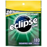 ECLIPSE Spearmint Chewing Gum Bulk 8.8 oz Sugar Free Bag – Office Pantry Supply for Shared Coworker Refresh