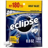 ECLIPSE Winterfrost Sugar Free Chewing Gum – Bulk 180 Piece Mint for Shared Office Break Room and Workday Focus