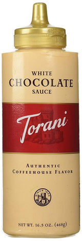 Torani White Chocolate Puremade Sauce – Thoughtful Gourmet Gift for Coffee Lovers, Birthday & Housewarming Present for Home Baristas, Pack of 4