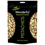 Wonderful Pistachios Roasted & Salted In-Shell – Protein-Packed Desk Snack for Focused Workdays