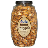 Utz Sourdough Pretzel Nuggets 52 oz Barrel – Bite-Size Lunchbox Snack for Kids' School Meals and After-School Munching