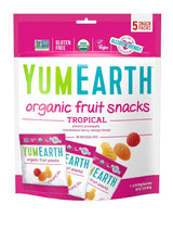 YumEarth Organic Fruit Snacks – Clean Label Pantry Snack for Health Conscious Families, Non GMO Vegan Pouches