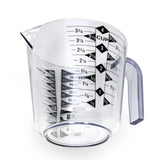 Chef Craft Select Plastic Measuring Cup – Shatterproof Replacement for Glass Measuring Cup, 1 Cup Clear