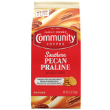 Community Coffee Pecan Praline Ground Coffee – Artisan-Quality Southern Dessert Flavor for the Discerning Palate, 12 oz