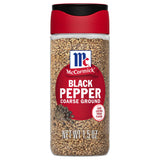 McCormick Coarse Ground Black Pepper – Recycled Bottle Coarse Pepper for Intentional, Less-Is-More Cooking