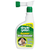Simple Solution Outdoor Odor Eliminator for Dogs – Patio and Deck Refresh Spray, 32 oz Hose-End